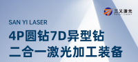 三义激光新品发布：4P圆钻7D异型钻二合一激光加工装备