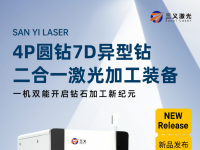 三义激光新品发布：4P圆钻7D异型钻二合一激光加工装备